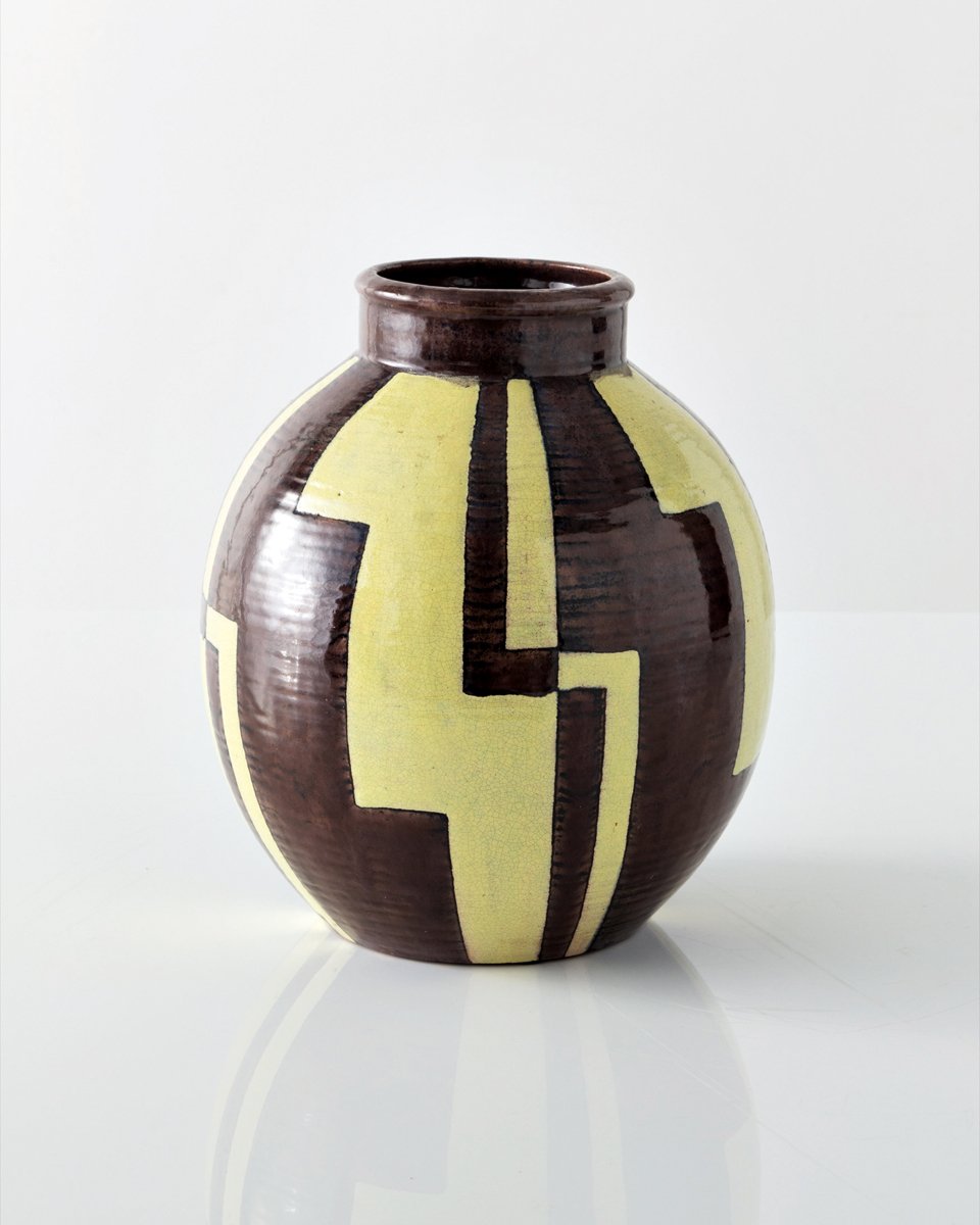 06 Maija Grotell Vase In Glazed Ceramic