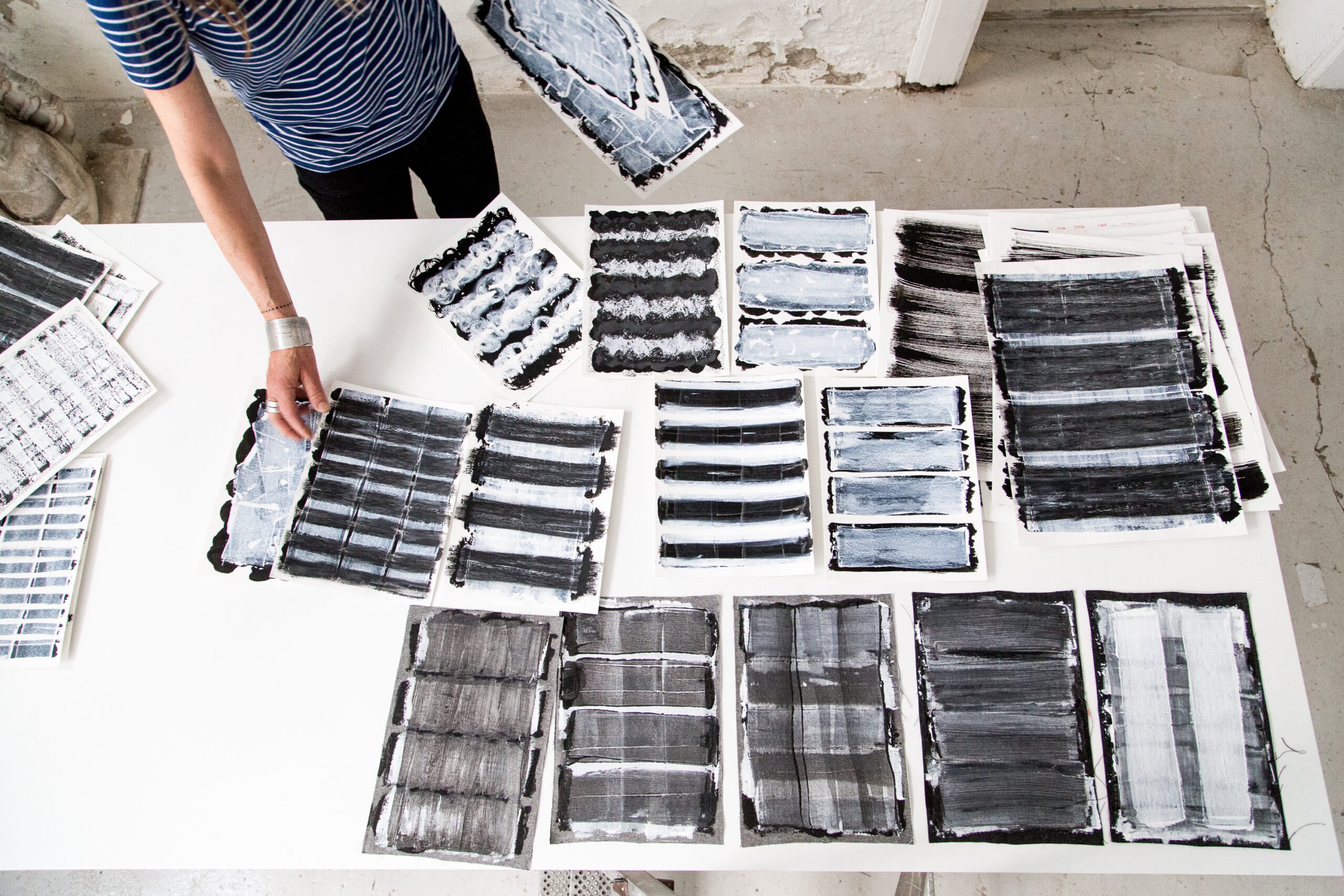 ||Designer Vibeke Rohland in her studio|