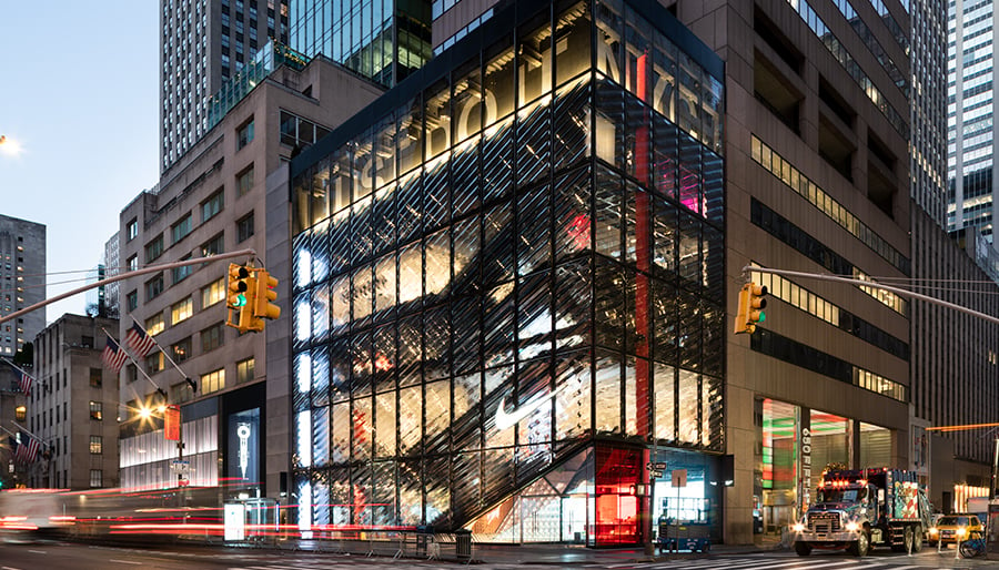 Nuevo significado deficiencia de ultramar Nike's House of Innovation Flagship Is a Temple to Shopping in the Digital  Age - Metropolis