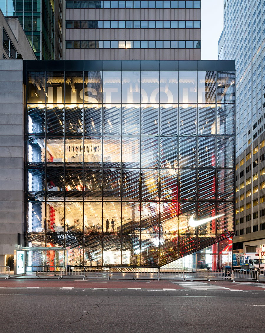 Nike flagship aims to disrupt New York's concrete canyon