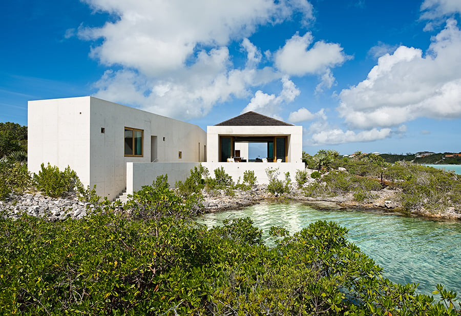 Rick Joy minimalist concrete house