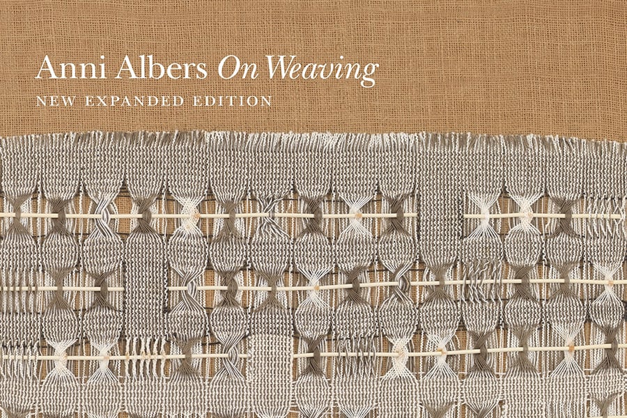 |Anni Albers Book On Weaving|||