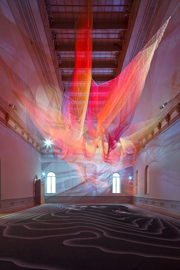 janet echelman lighting art