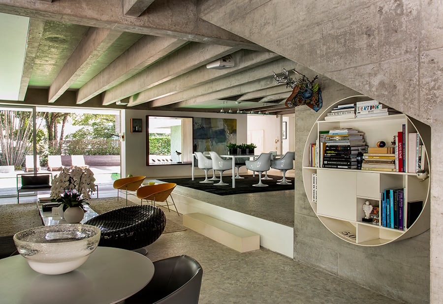 Marcio Kogan Sao Paulo brutalist renovation