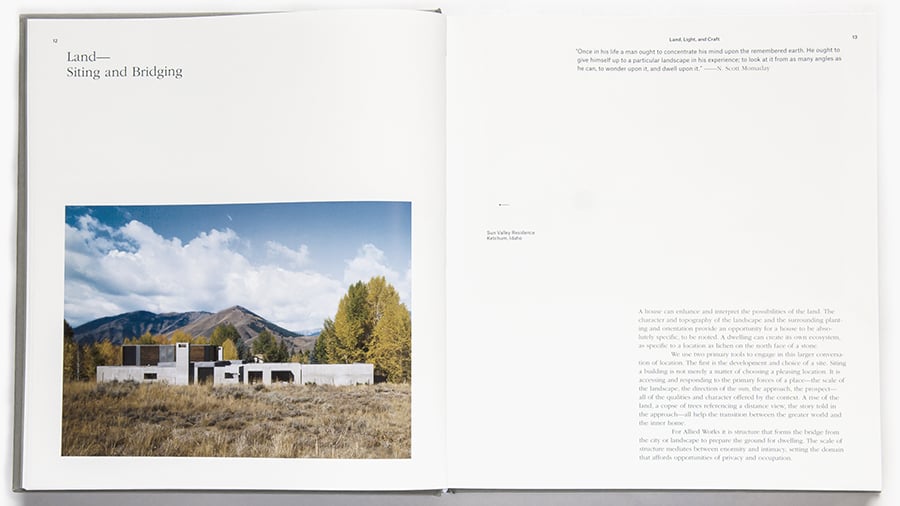 Allied Works Architecture Dwelling Book