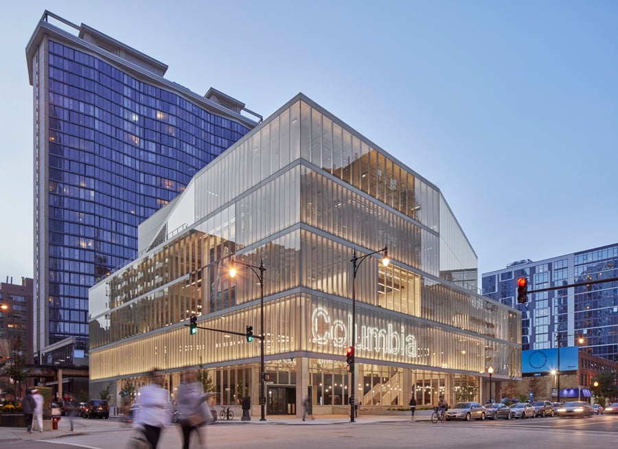 At Columbia College Chicago, Gensler Turns the Atrium Building Inside