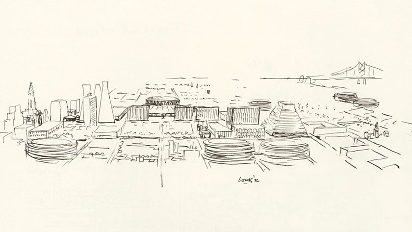 see louis kahn's drawings and travel sketches in new book set