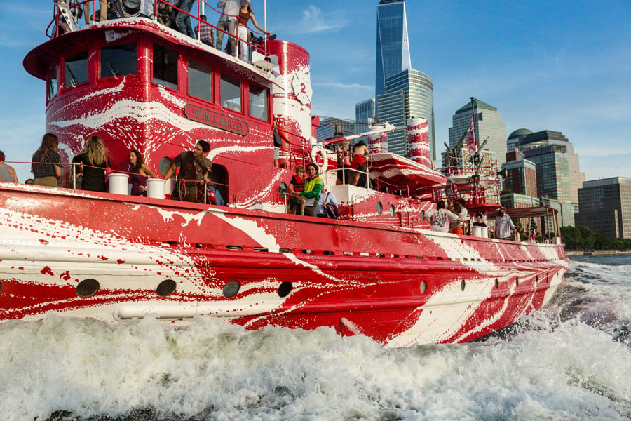 Tauba Auerbach Dazzle Boat