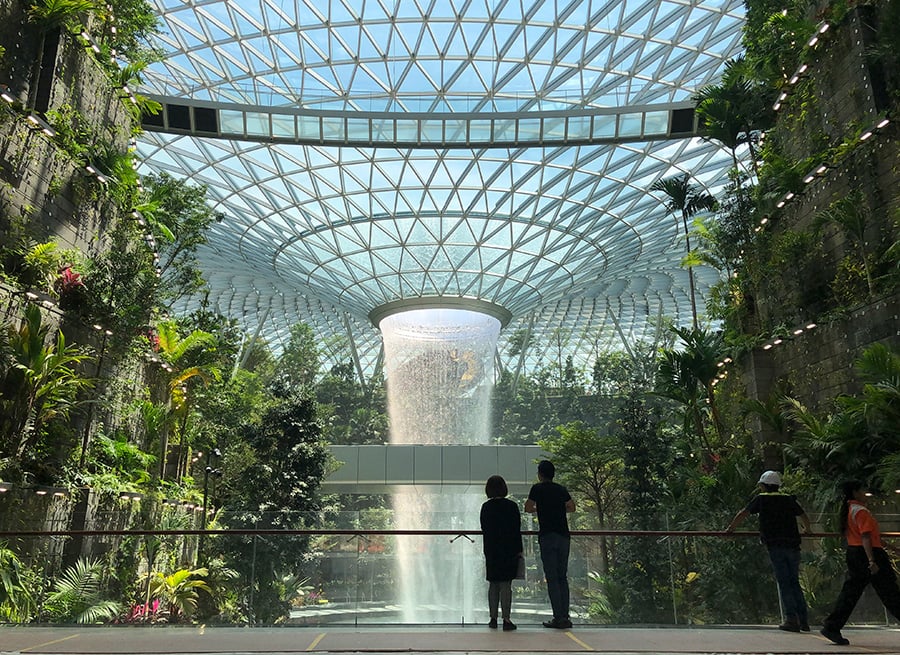 Singapore's Jewel Changi Airport gets the world's tallest indoor