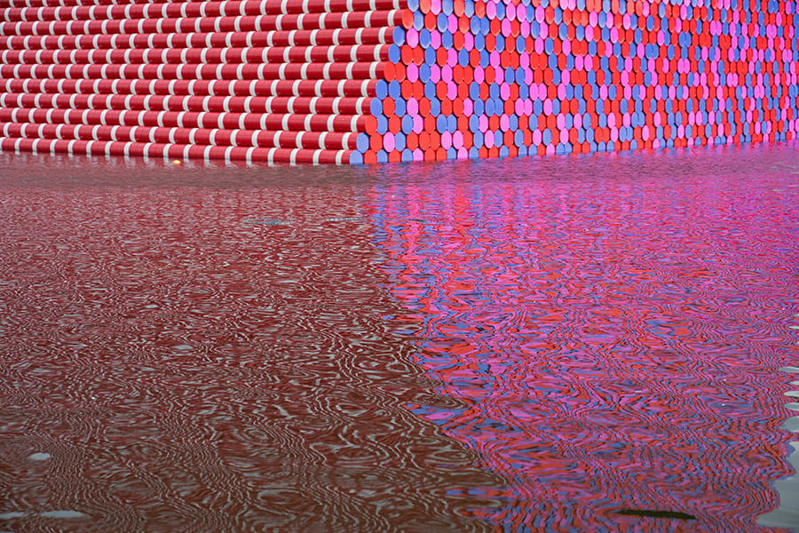 Christo sculpture London Mastaba