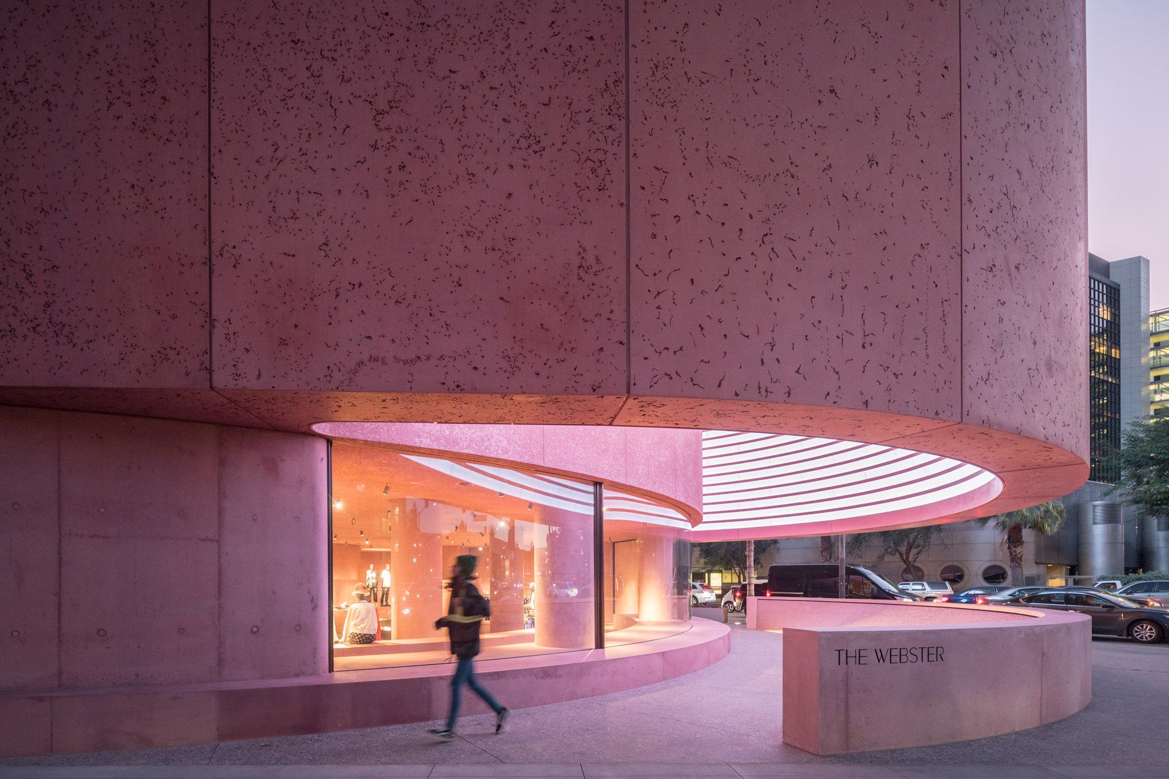 David Adjaye Pink Lighting|The Webster|Gary Wong