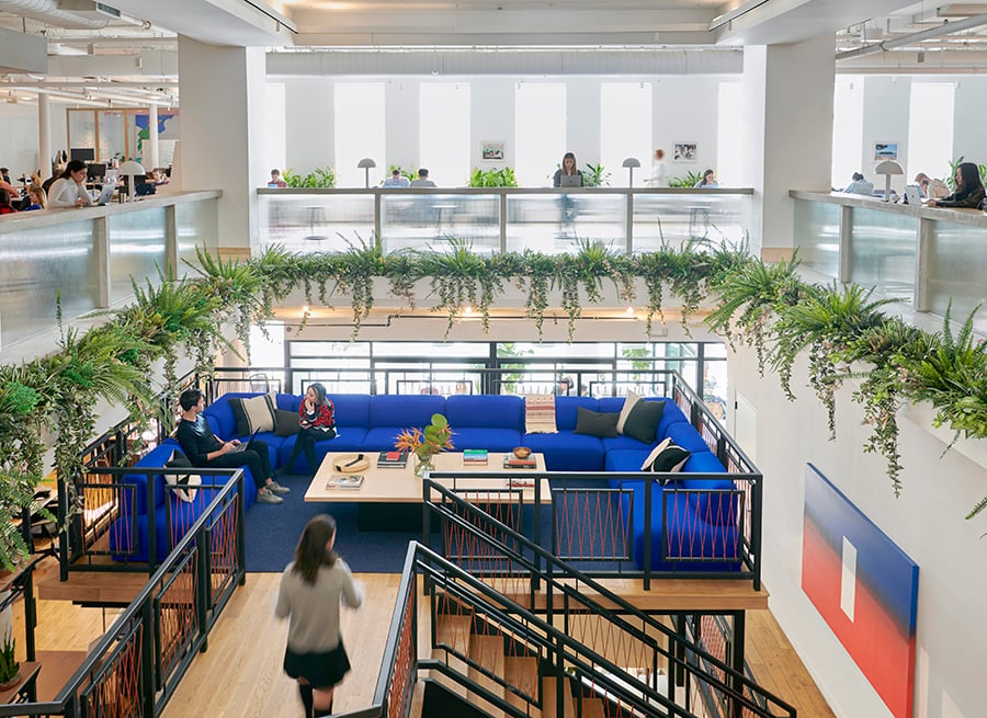 WeWork workplace design data analytics