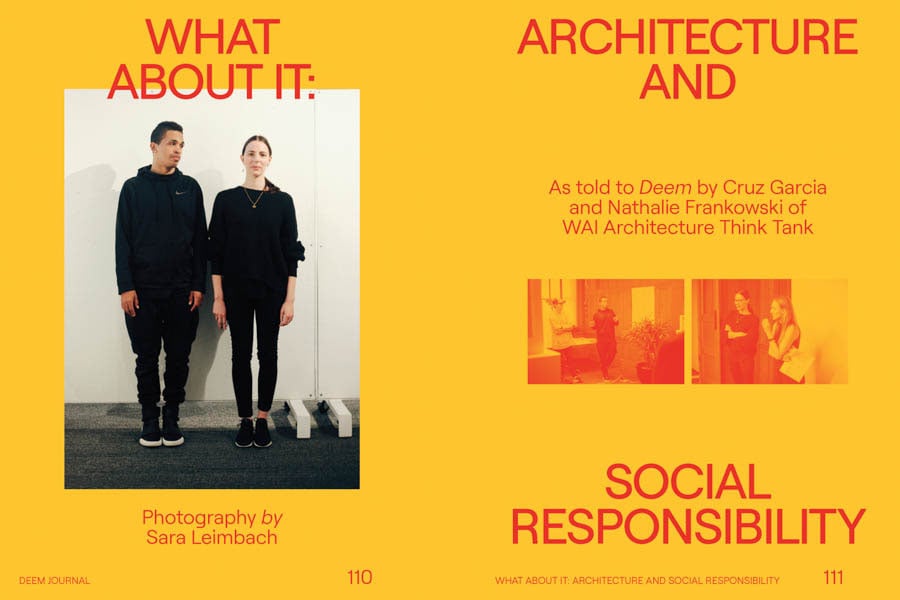 What About It Architecture And Social Responsibility