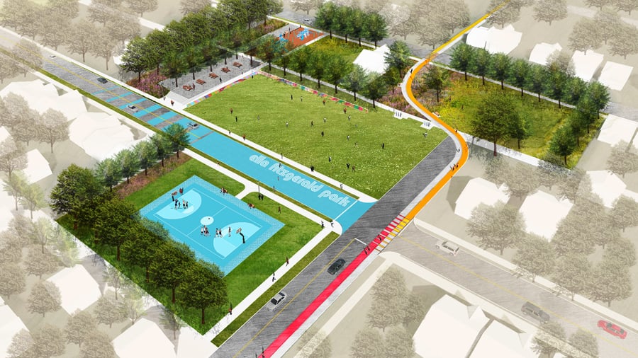 detroit ella fitzgerald park design