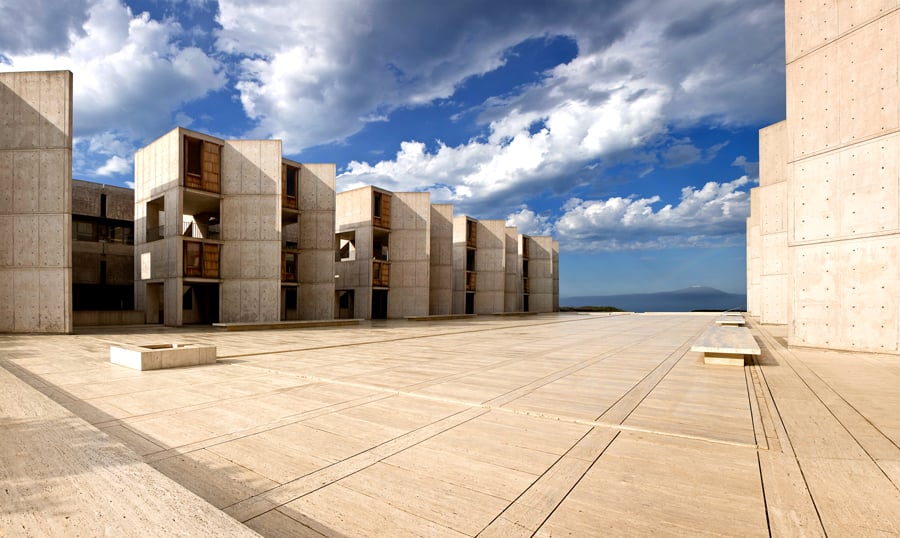 louis kahn salk institute interior