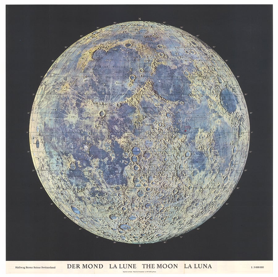 Who Published The First Moon Map How Humanity Mapped The Moon Over 300 Years - Metropolis