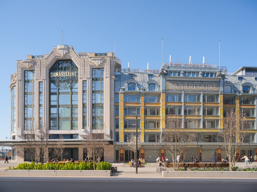 The restoration of the historic Samaritaine department store in Paris