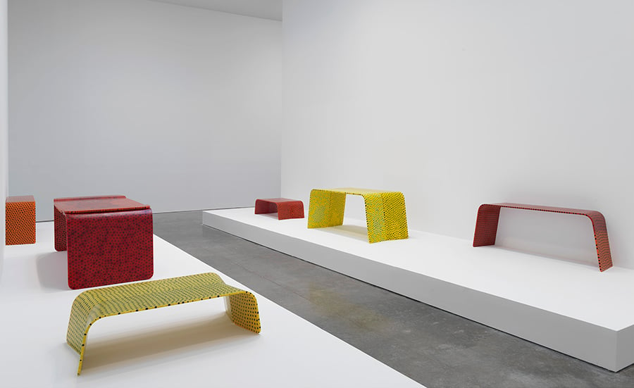 Blue Unites Marc Newson's Exhibit at the Gagosian