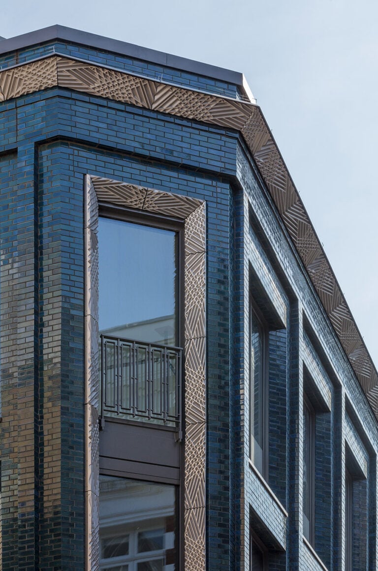 This Dazzling Brick Facade in London Harks to the City's 20th Century ...