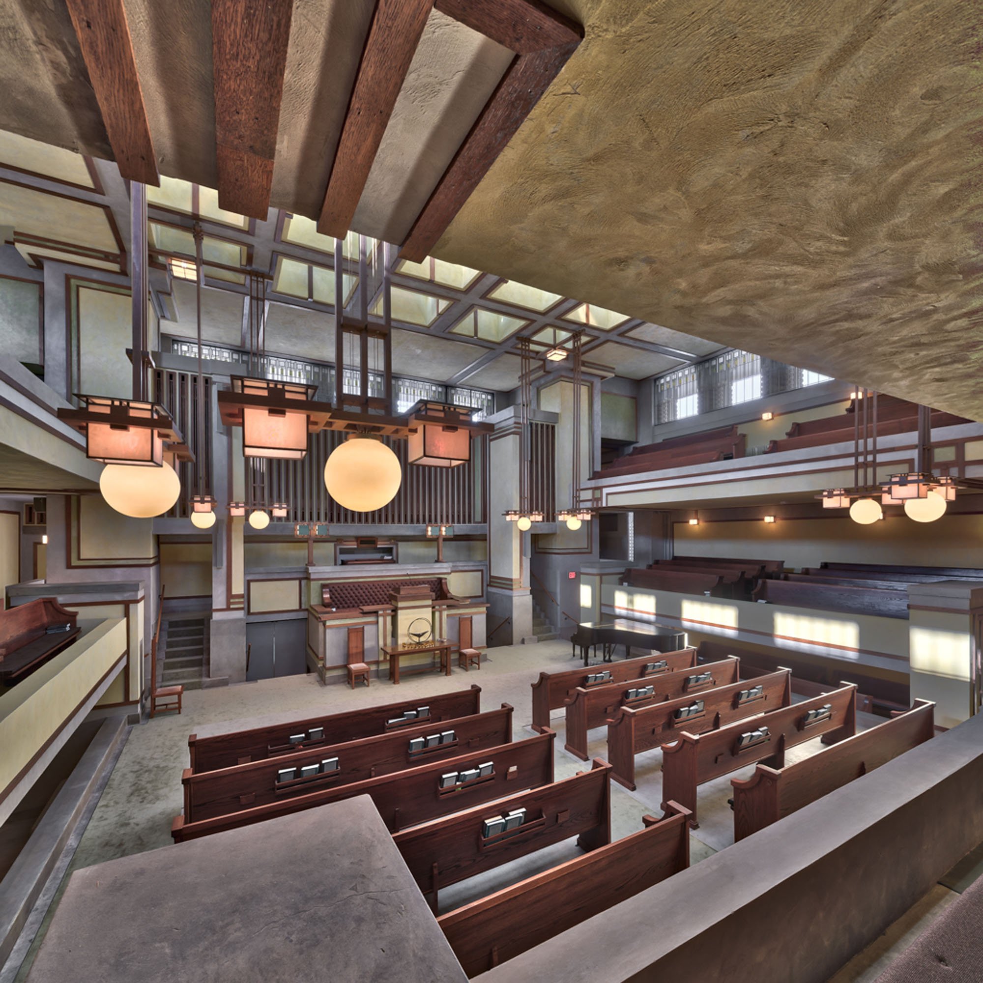 a temple interior