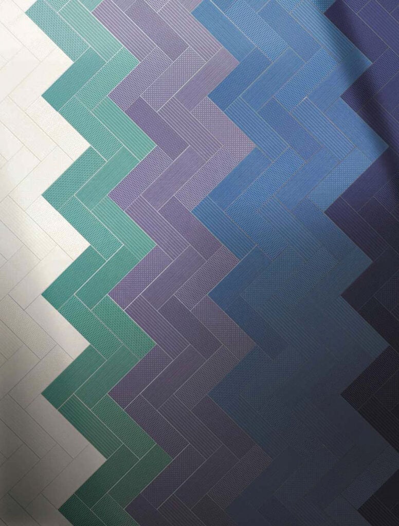 gradient color tiles