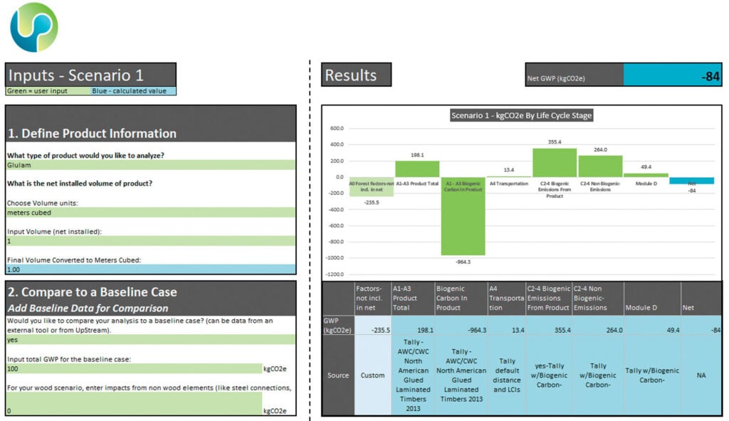 A screenshot of the Upstream program