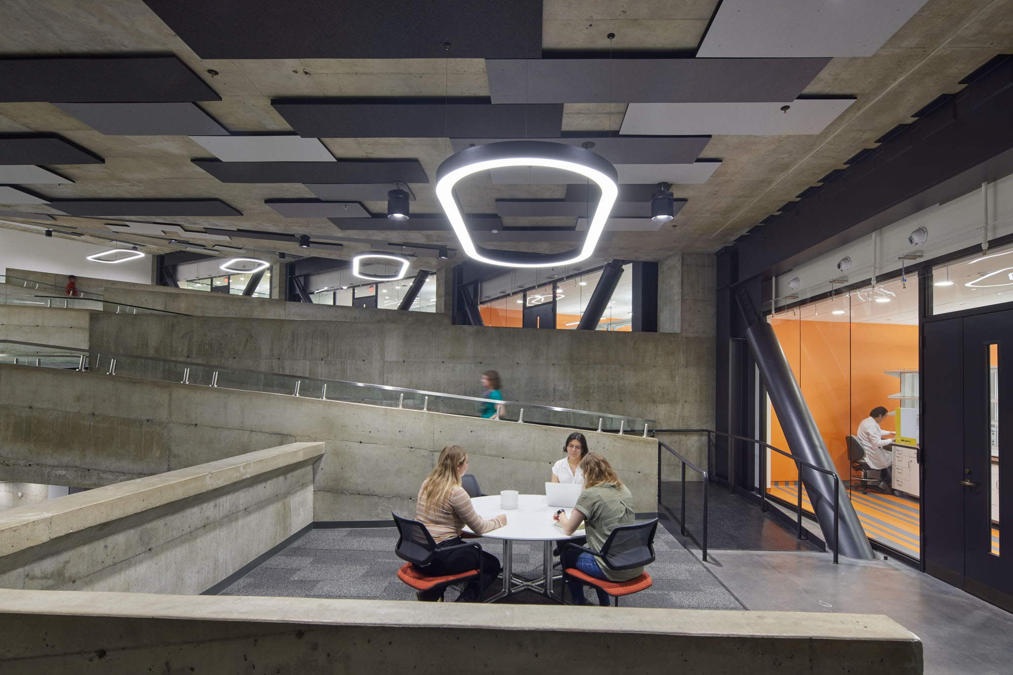 Labs and offices in former Berkeley Art Museum 