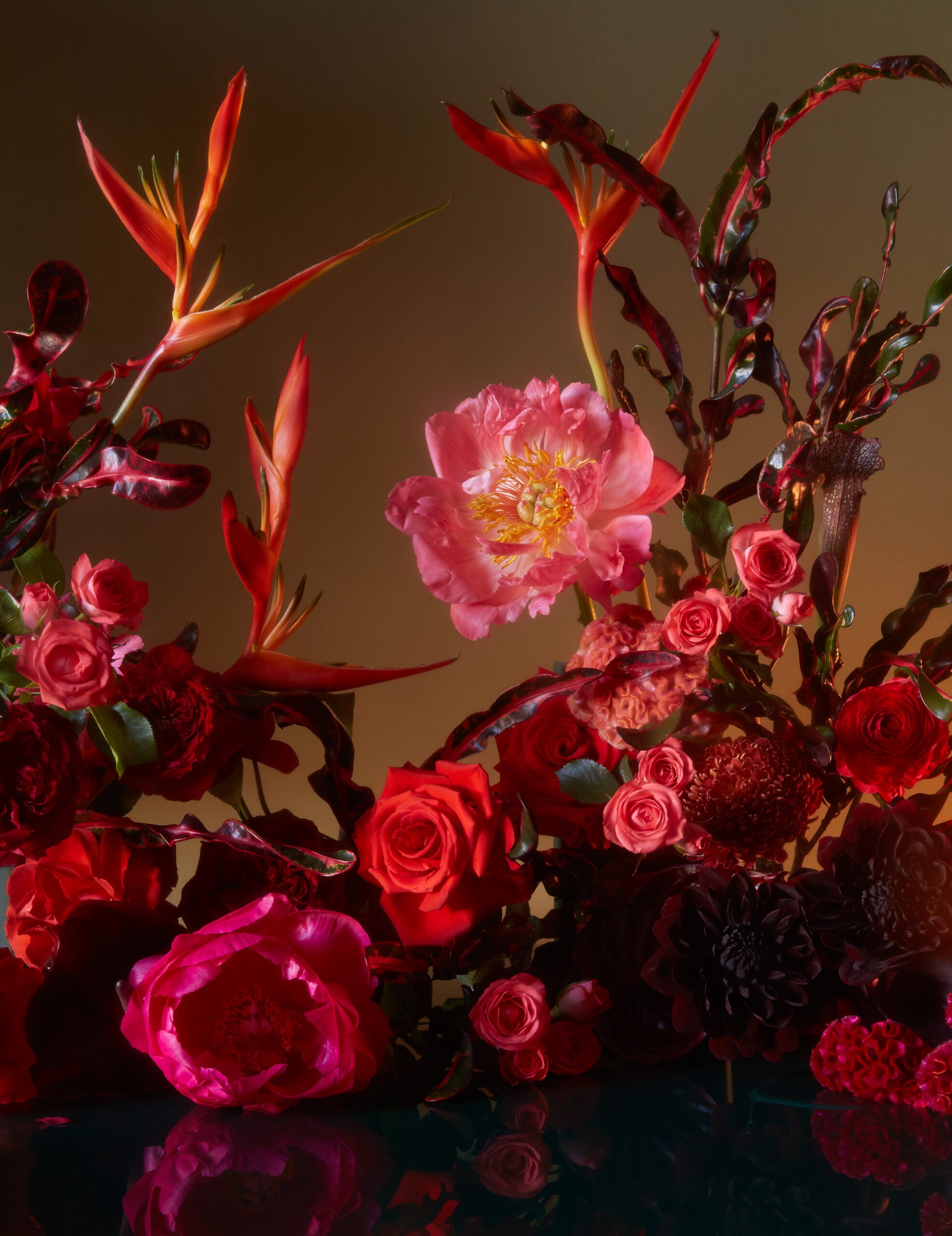 close up image of a floral arrangement