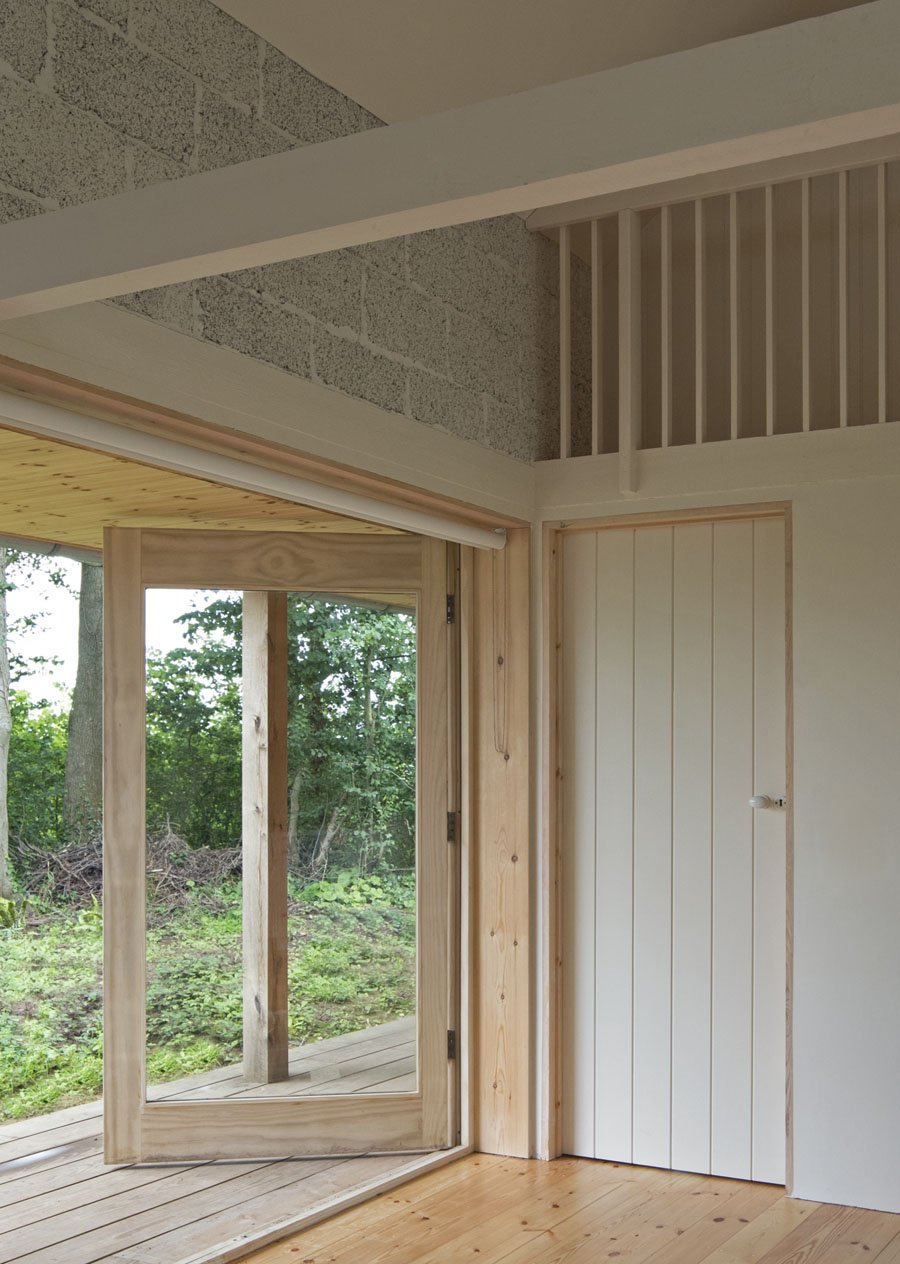 image of an interior of a home designed using hempcrete