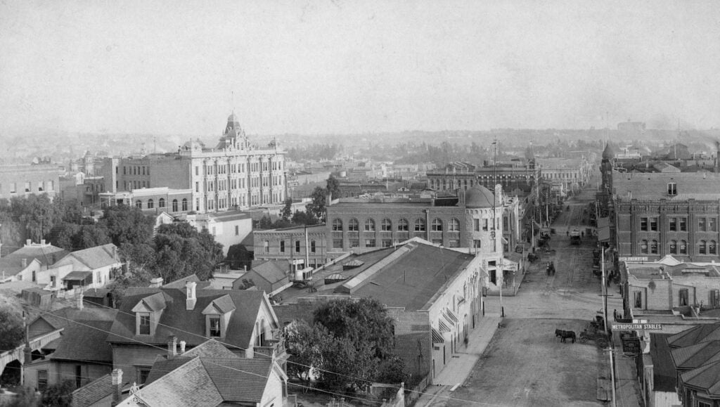 First street in 1900