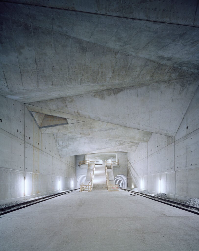 underground hall with cement roof