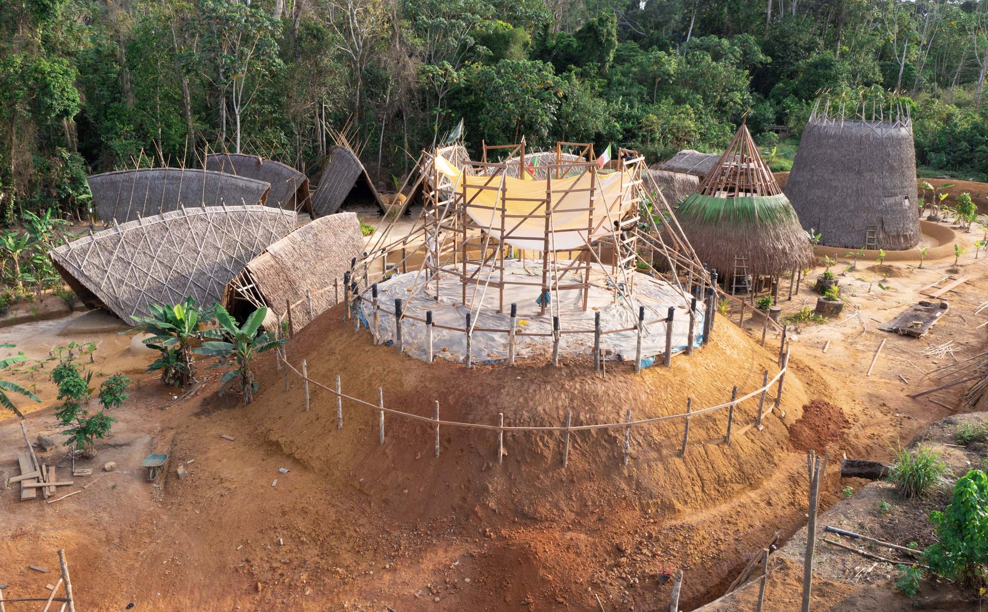 Arturo Vittori’s Warka Village Nears Completion In Cameroon