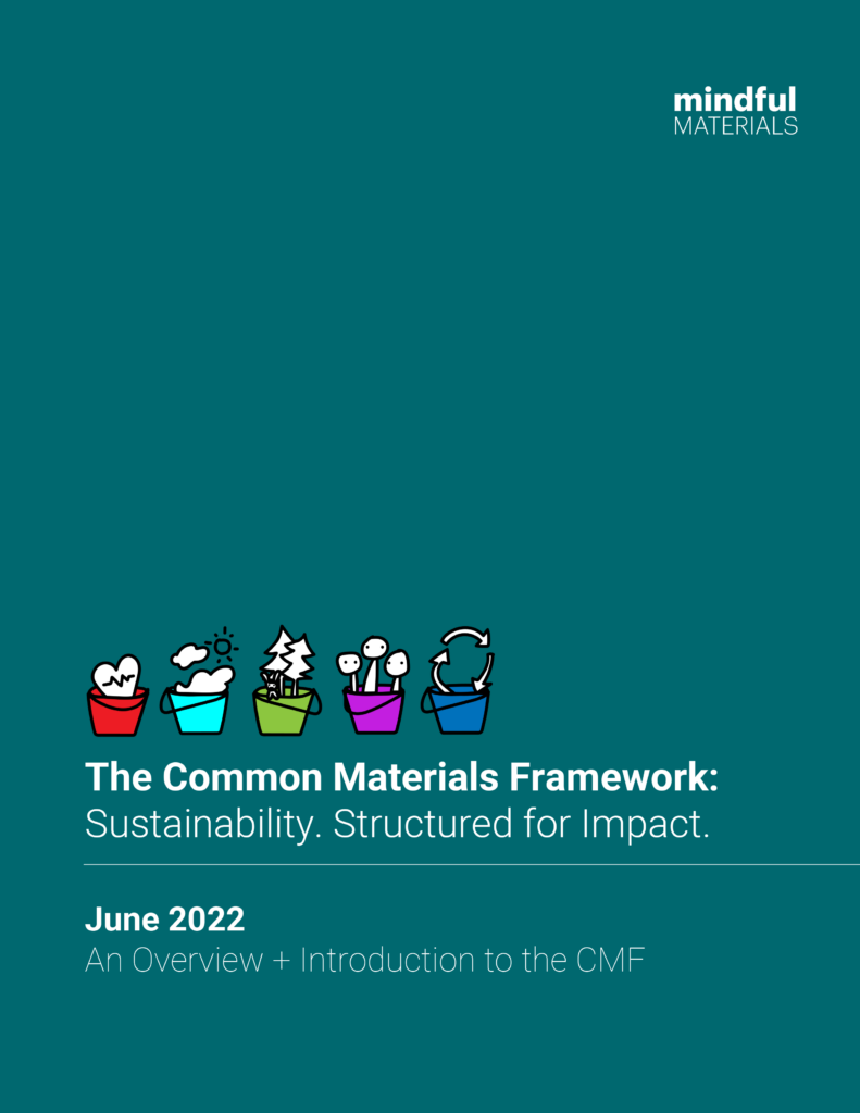 an image of the cover of the common materials framework introduction