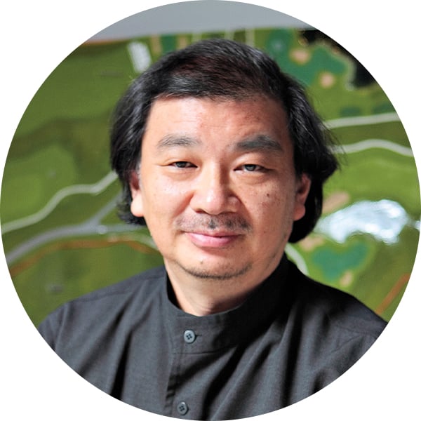 a portrait of Shigeru Ban