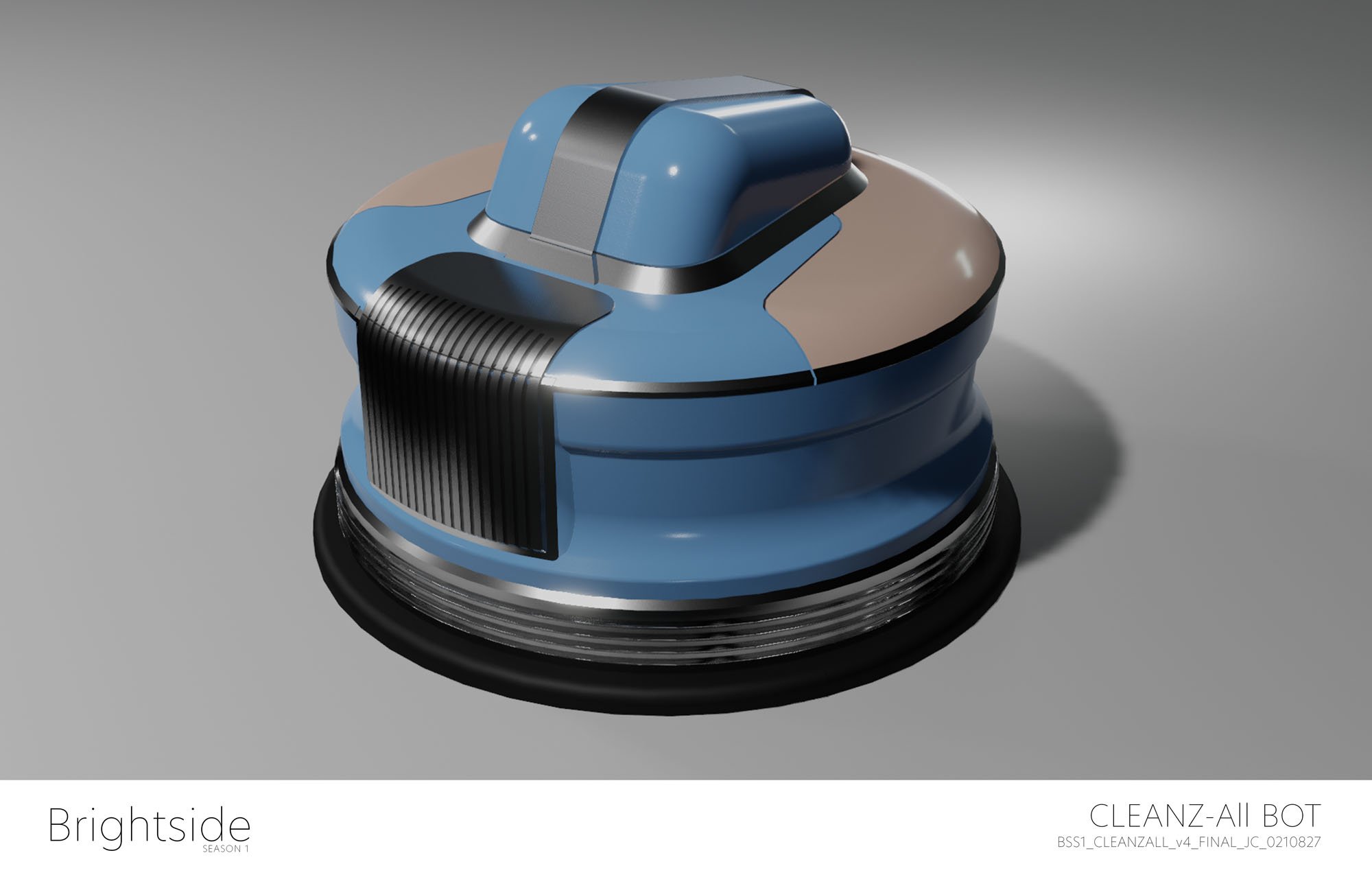 a rendering of an automatic vacuum