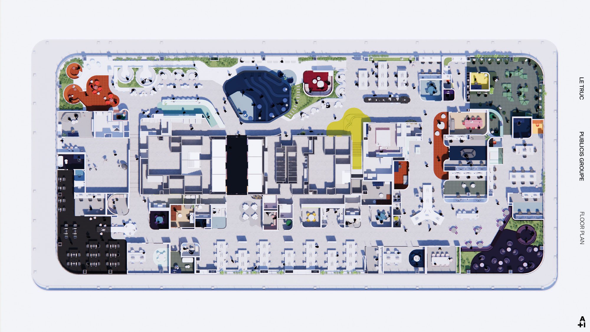 a floorplan of A+I's Le Truc