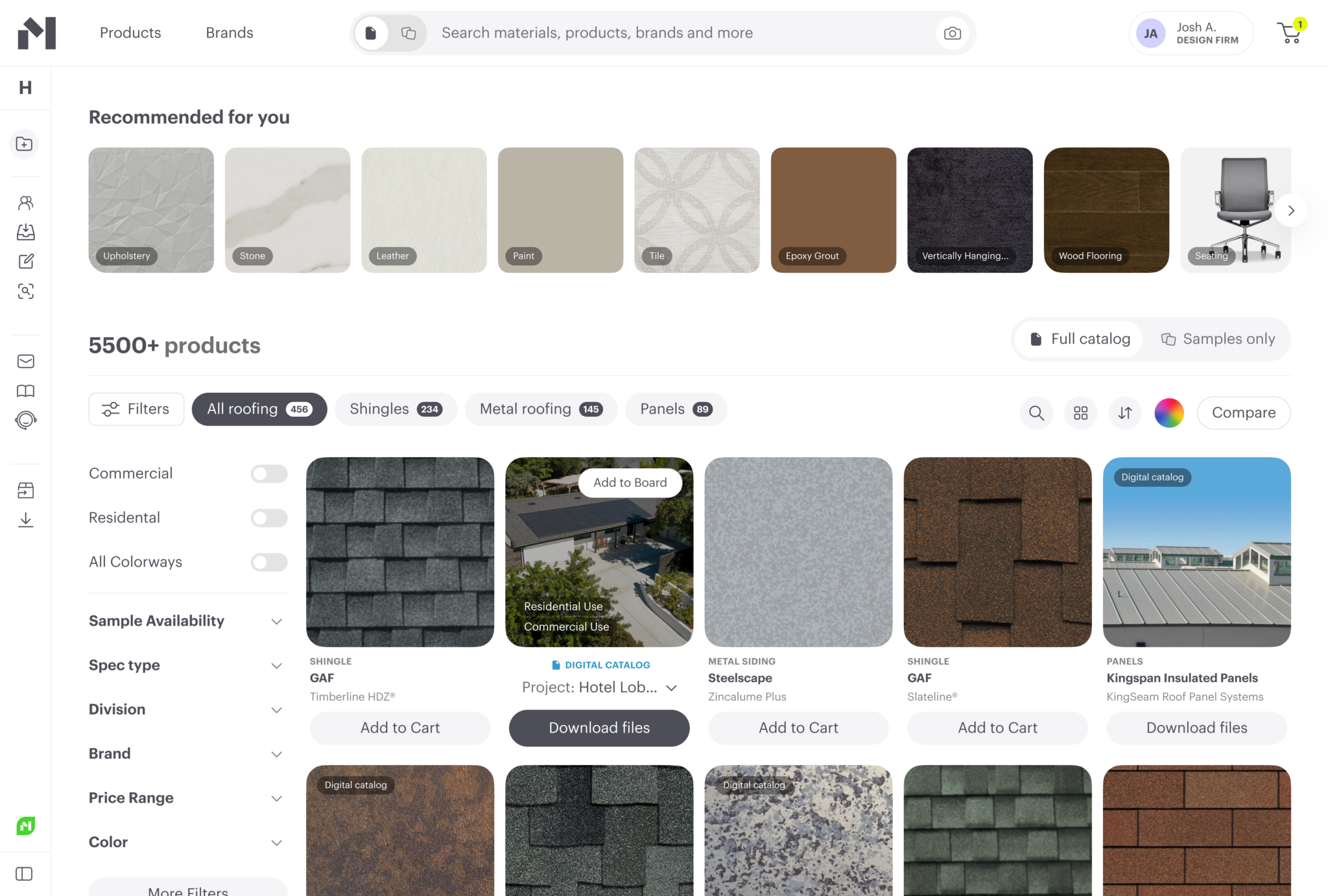 Material Bank Streamlines Specification with New Digital Catalog ...