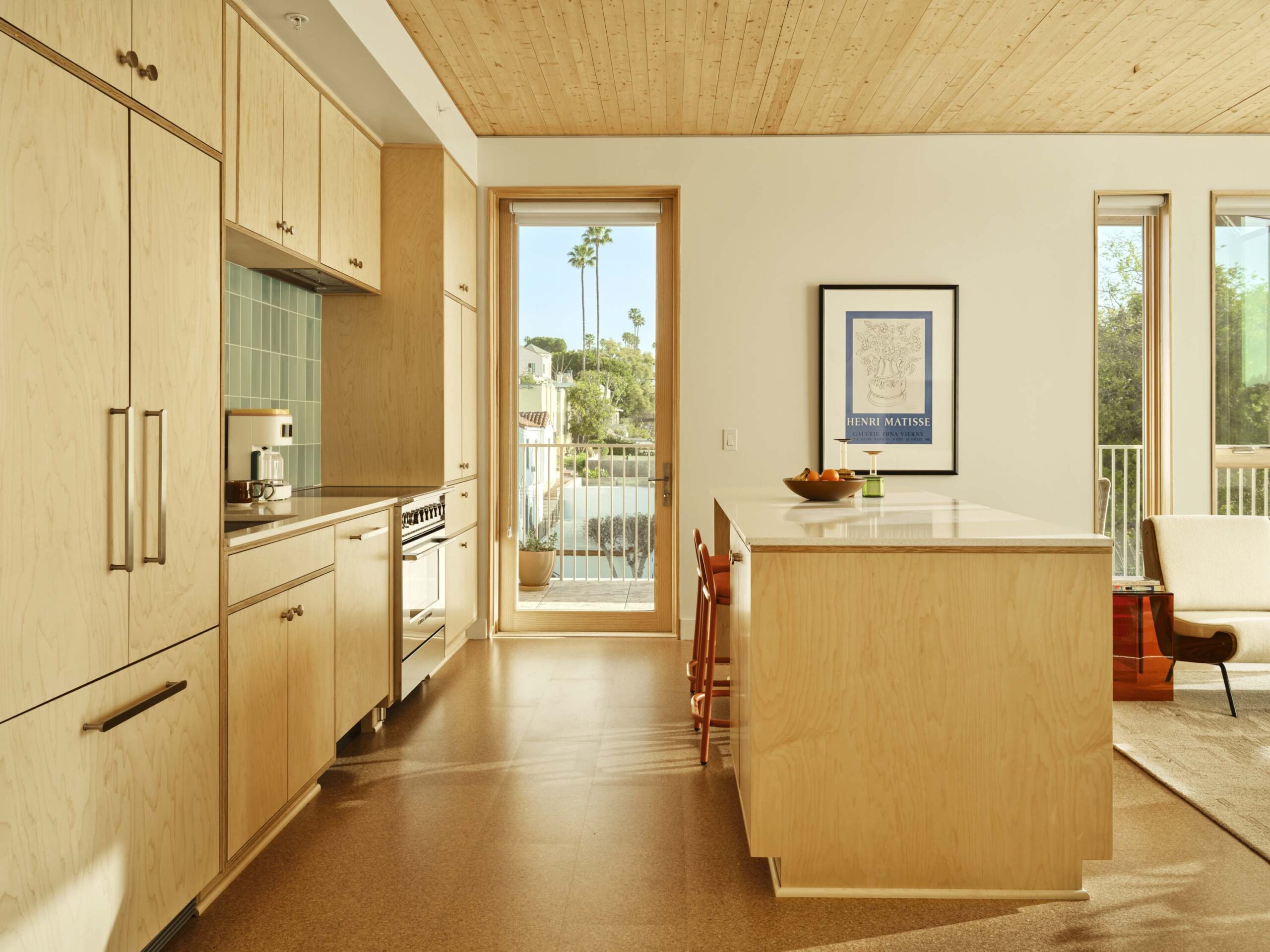 interior of an apartment building in LA