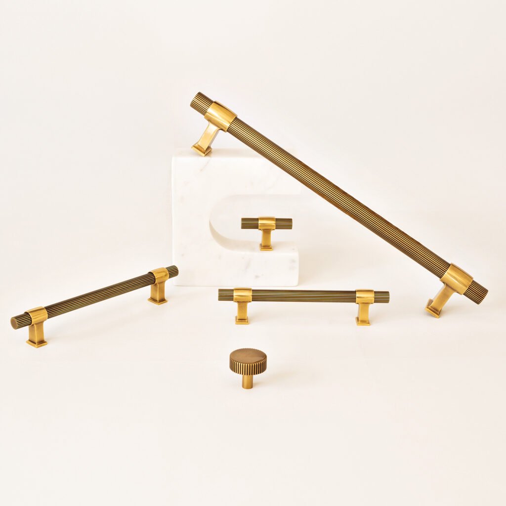 Brass handles and knobs by Keeler Brass