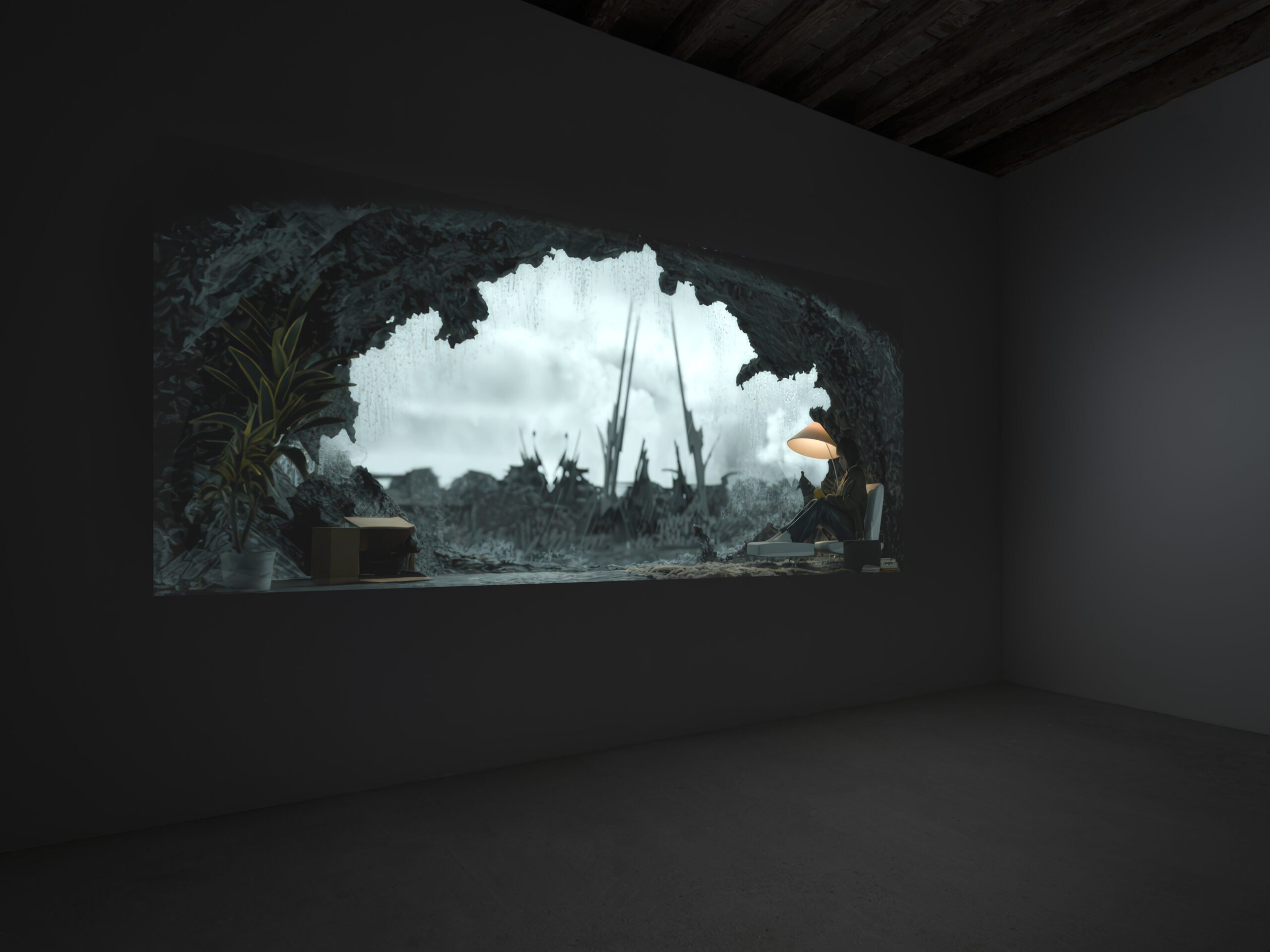 Lavaforming presents a speculative future where controlled lava flows build cities
