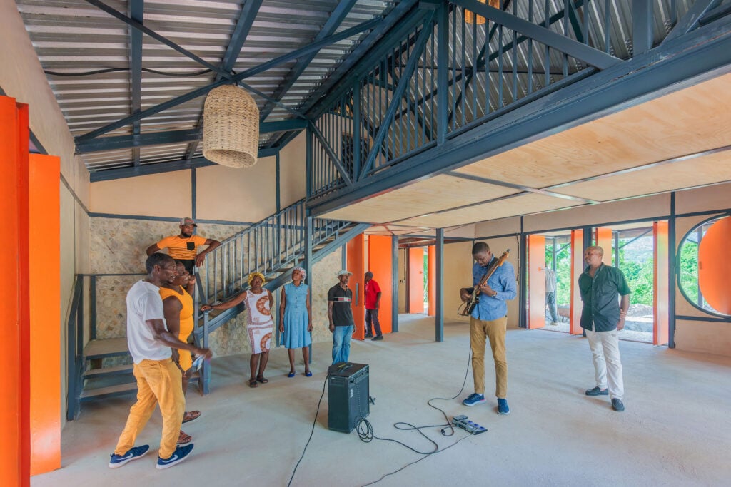 interior of a community center