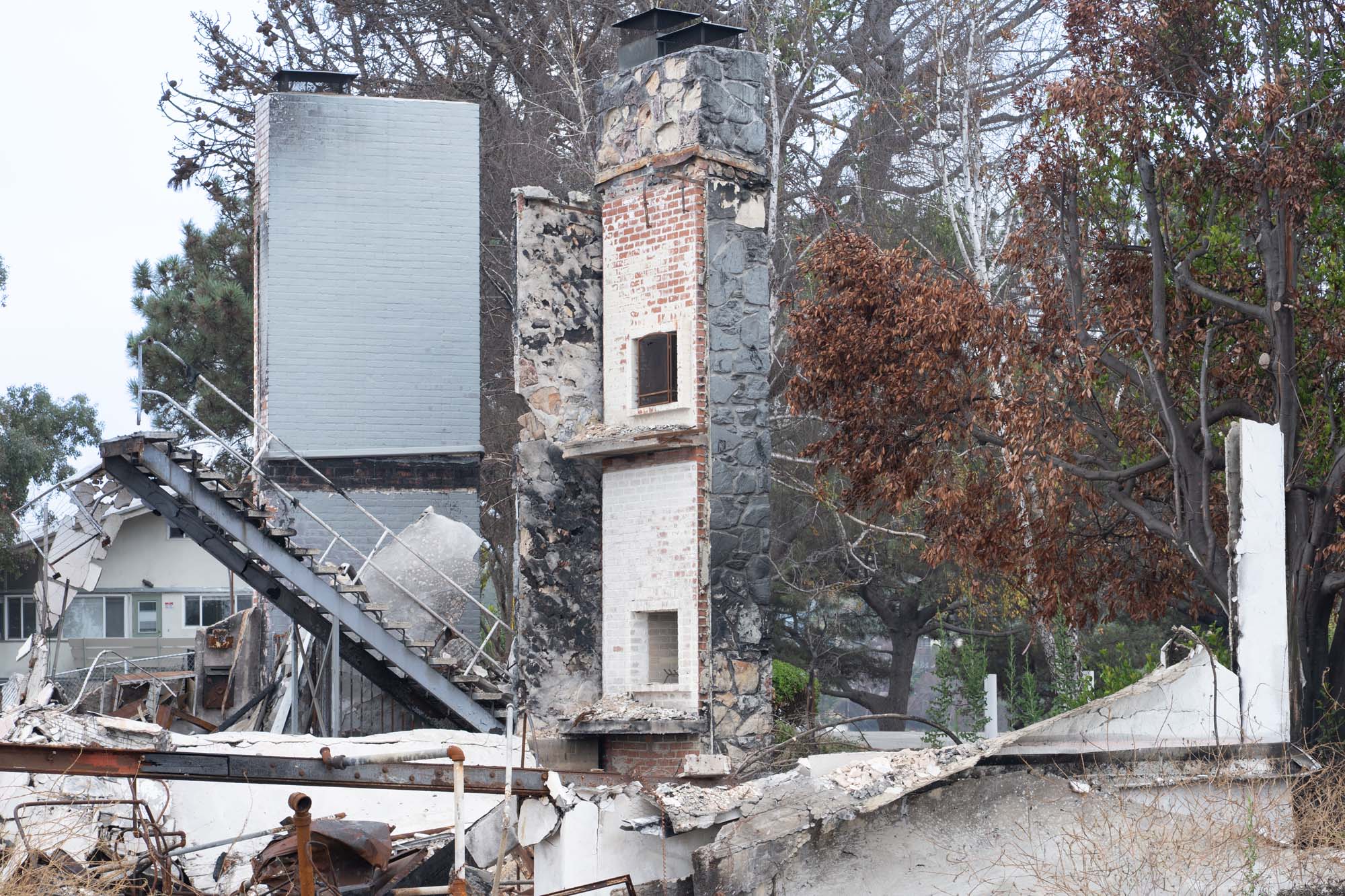 Residential fire damage