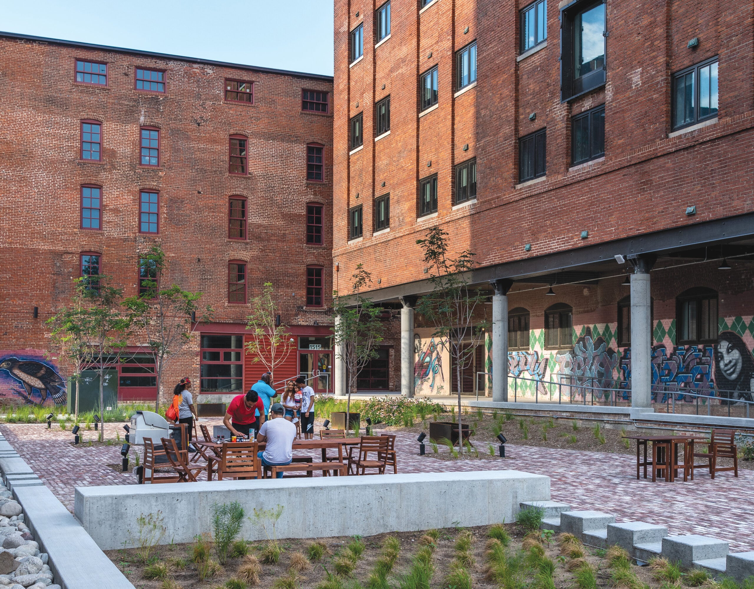 brick exterior adaptive reuse